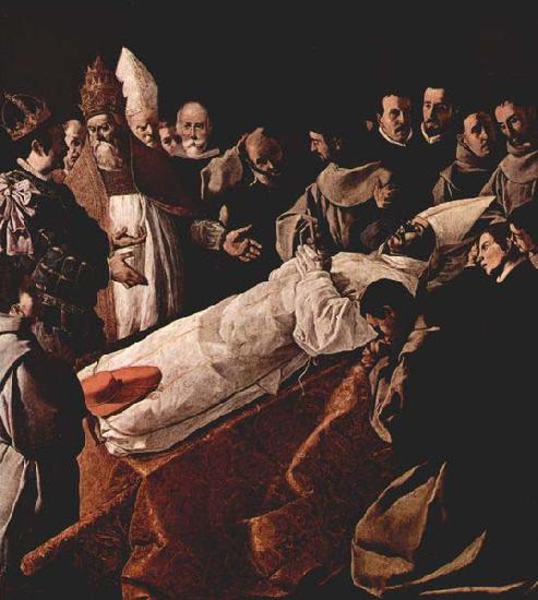 Francisco de Zurbaran The Death of St. Bonaventure oil painting image